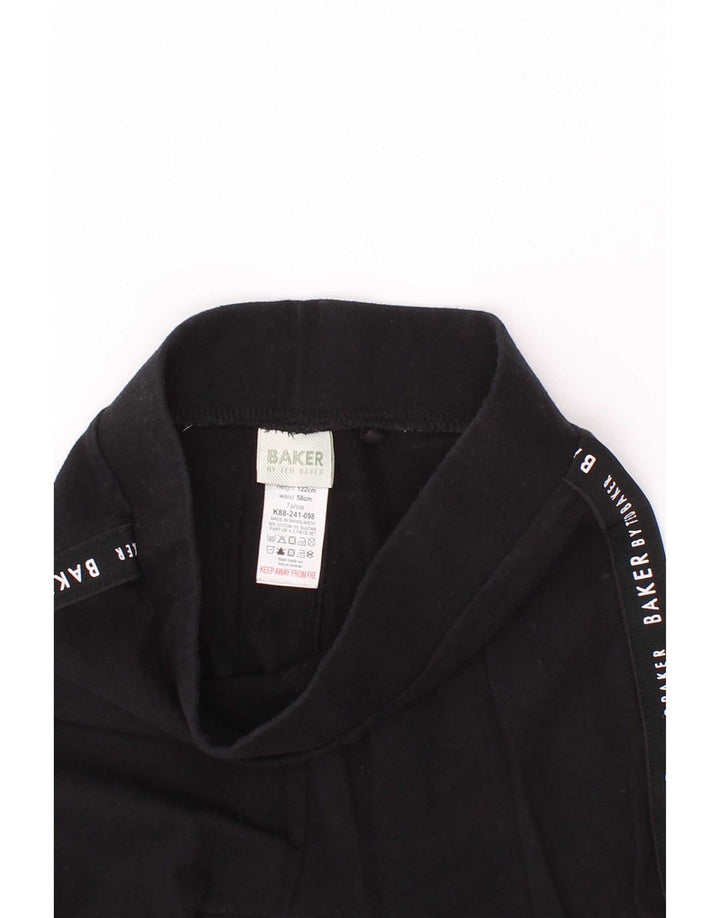 Jambiere grafice pentru fete Ted Baker 6-7 ani bumbac negru