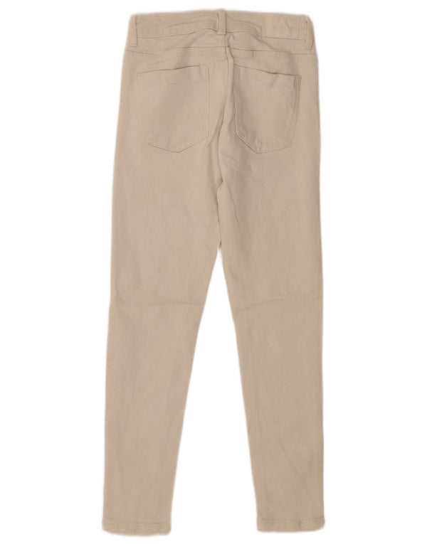 Blugi skinny dama Zara EU 36 XS W26 L27 bumbac bej