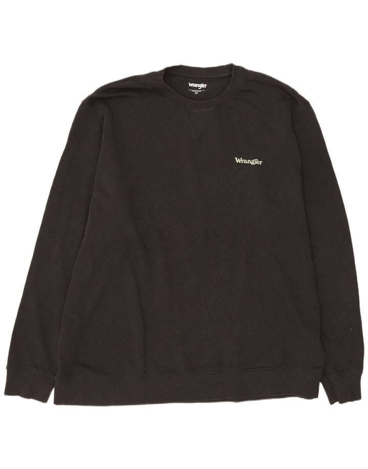 Pulover pentru bărbați Wrangler, 2XL, bumbac negru