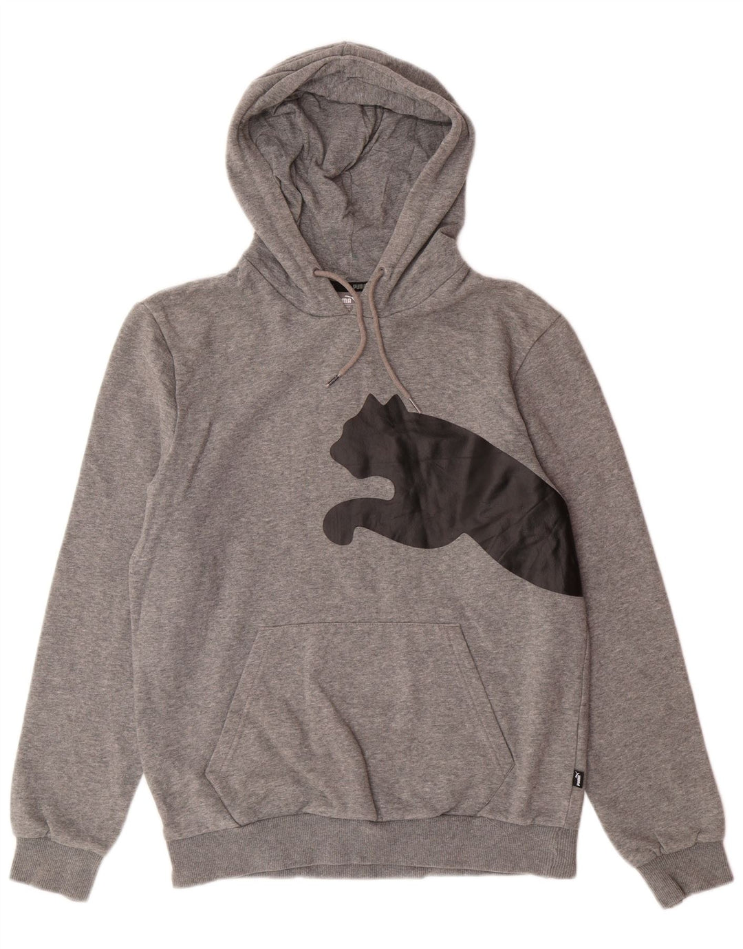 Pulover pentru bărbați PUMA Graphic Hoodie Jumper mic, gri, bumbac