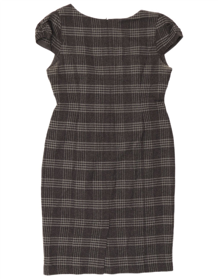 Rochie teacă pentru femei Marks & Spencer UK 14 Medium Gri Poliester Check