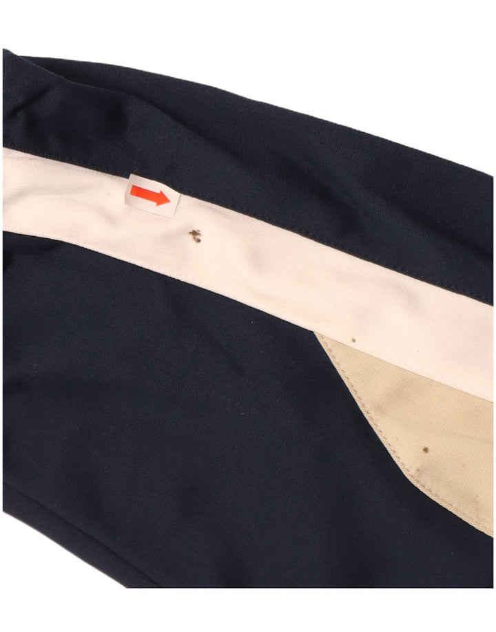 Jachetă de trening REEBOK pentru bărbați, poliester color bloc, albastru marin mediu