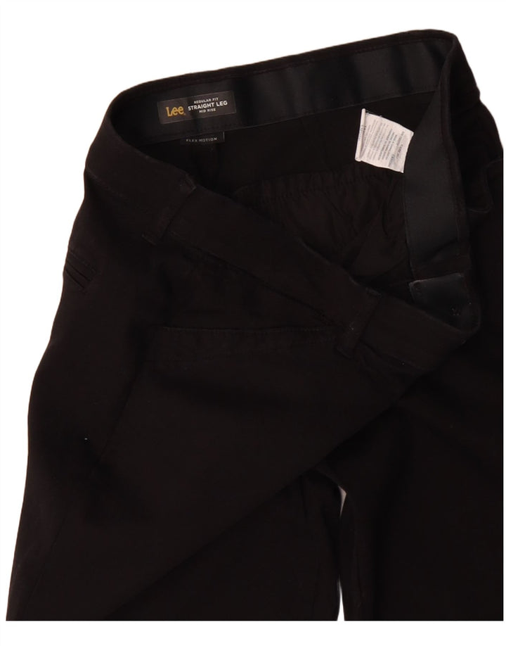 Pantaloni casual LEE pentru femei cu talie medie, cu talie regulată, US 8 Medium W32 L30 Negru