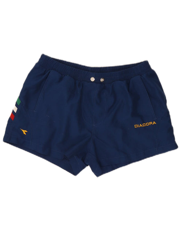 Pantaloni scurți de înot Diadora pentru bărbați Italia Graphic XL bleumarin