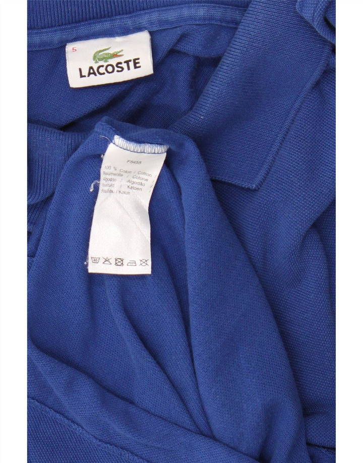 Tricou polo Lacoste pentru bărbați mărimea 5 mare, albastru, bumbac