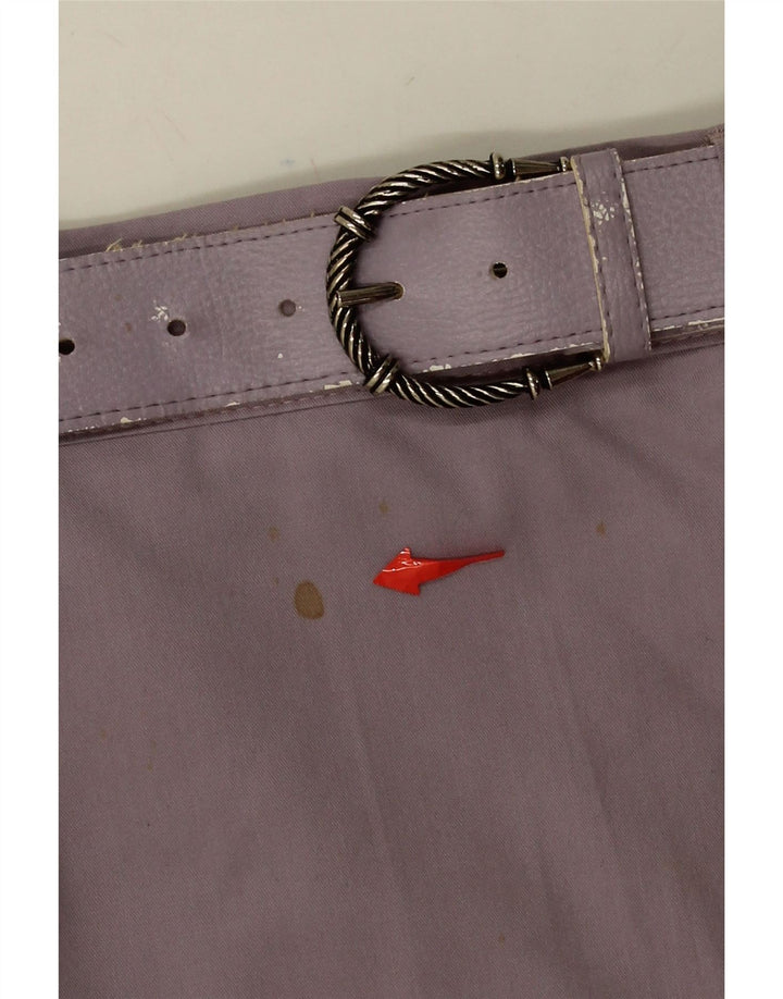 ST. BERNARD Womens Pencil Skirt UK 16 Large W30 Purple Polyester