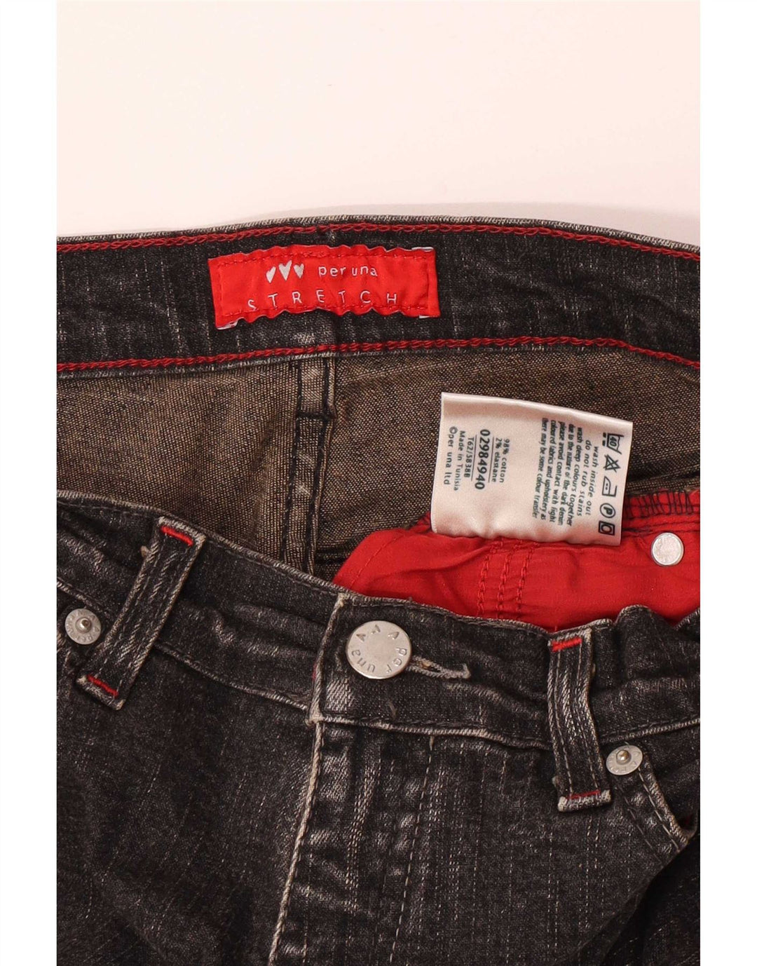 Marks & Spencer Blugi pentru femei Per Una Bootcut UK 8 Small W26 L32 Bumbac gri
