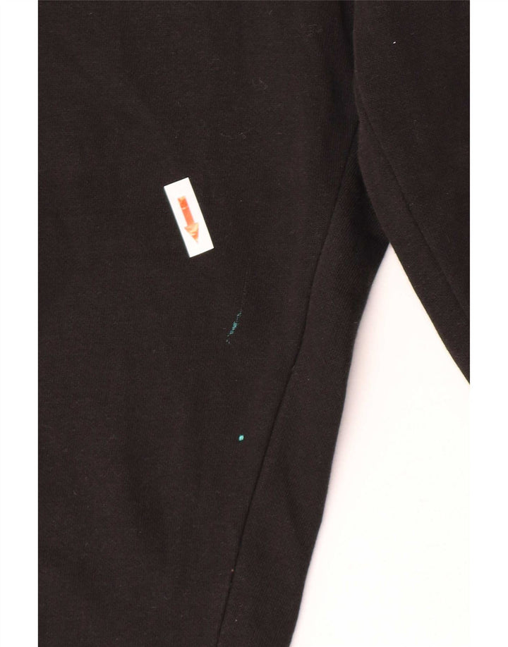 Pantaloni de trening Puma pentru bărbați Joggeri, bumbac mediu negru