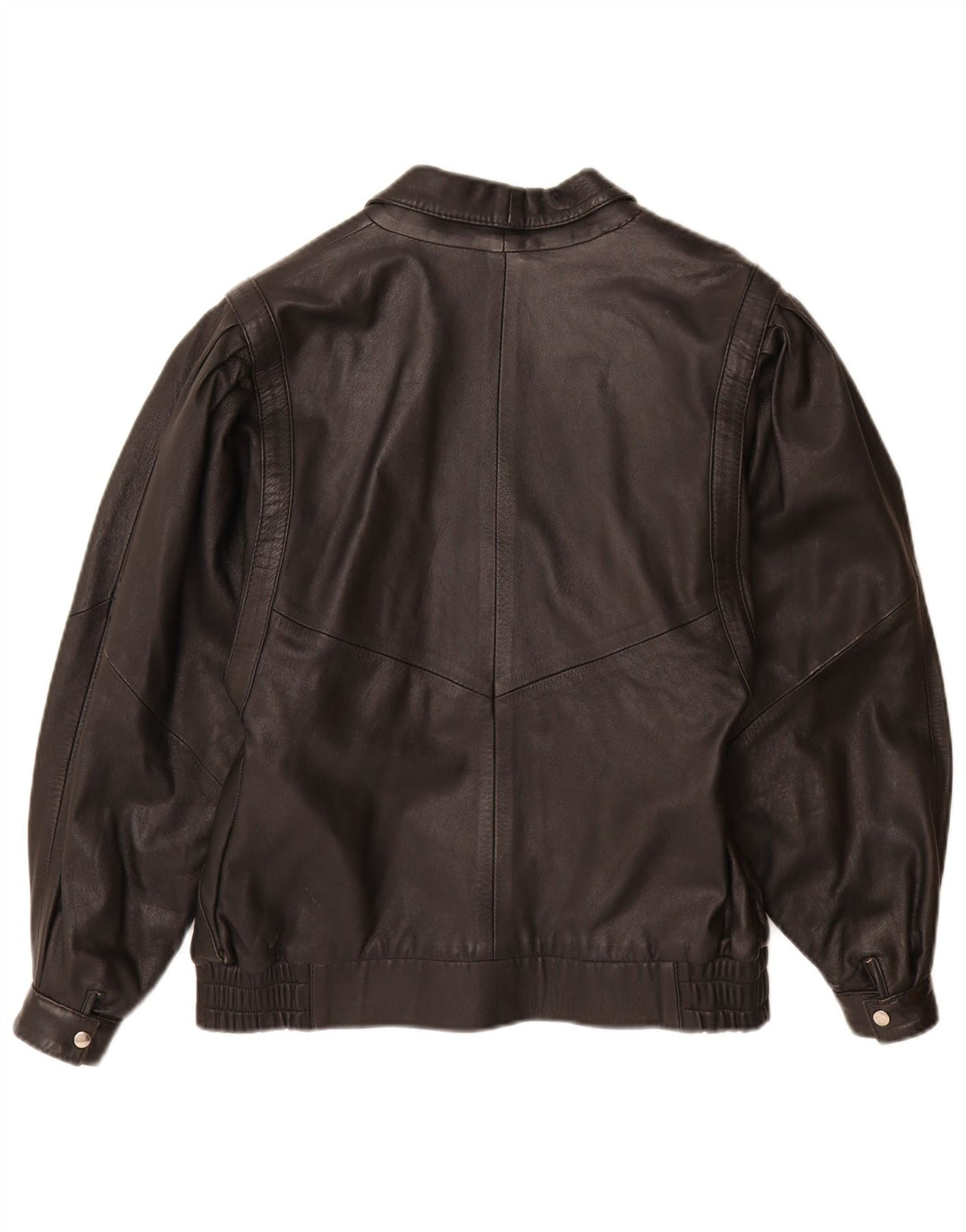 Geacă de piele vintage pentru femei IT 42 Medium Black