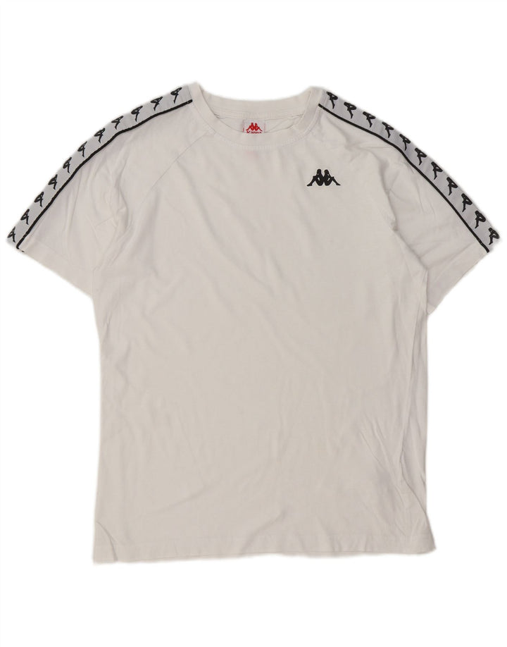 Tricou grafic pentru bărbați Kappa Top mic Bumbac alb