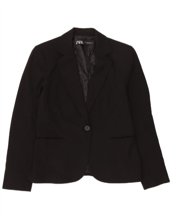 Jachetă Blazer Femei Zara 1 Buton EU 38 Mic Negru