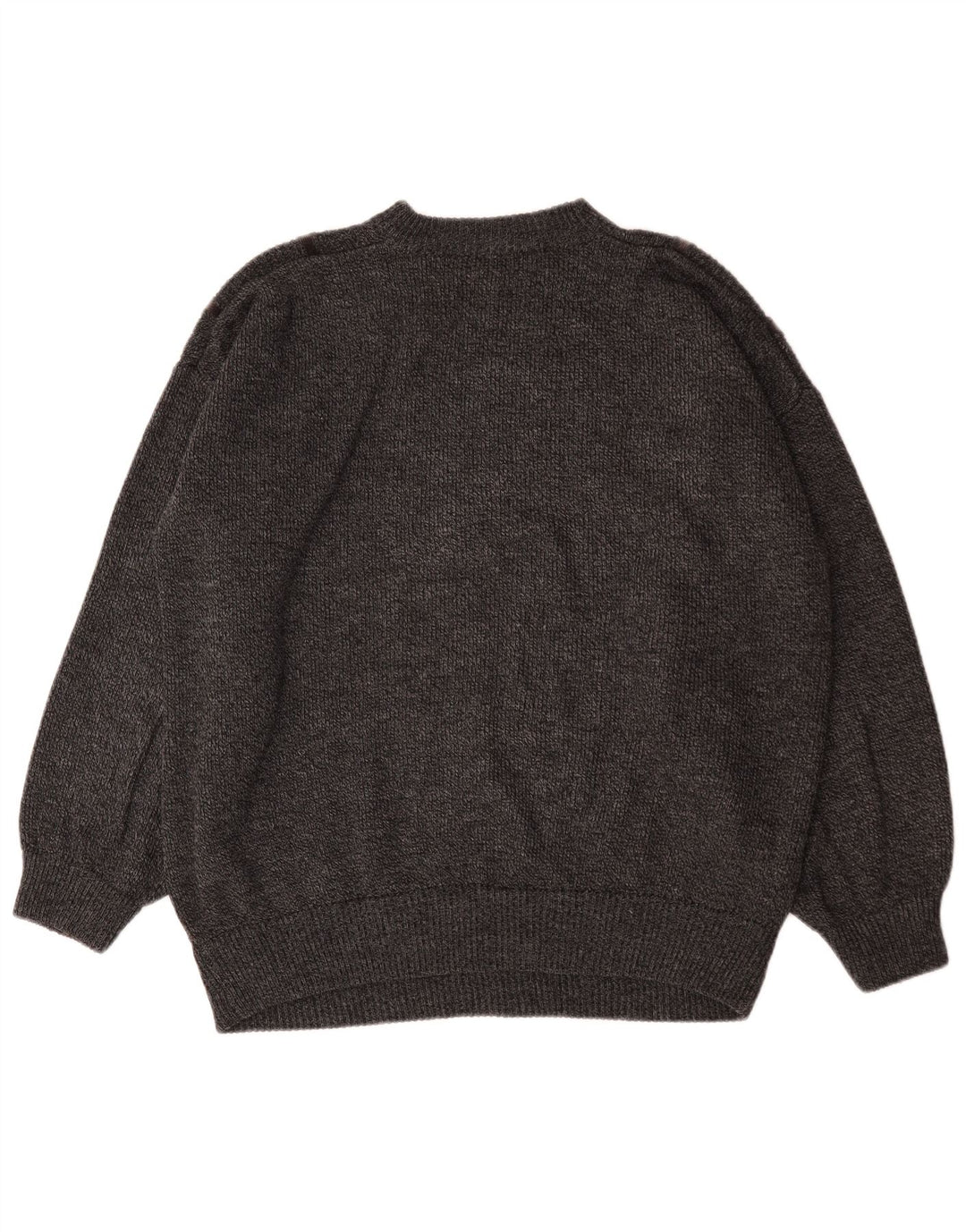 Pulover vintage pentru bărbați cu gâtul turnat, 2XL, cu dungi gri