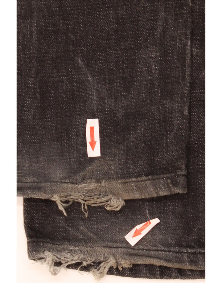 Blugi Bootcut Lee pentru bărbați W30 L34 bumbac negru