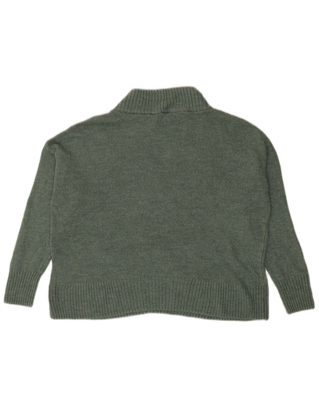 Pulover cu gât țestoasă supradimensionat pentru femei M&Co UK 10 Mic verde