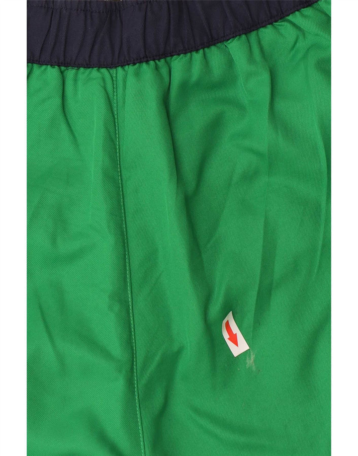 Pantaloni scurți de înot cu grafică Fila pentru bărbați, verde mediu, poliester color bloc