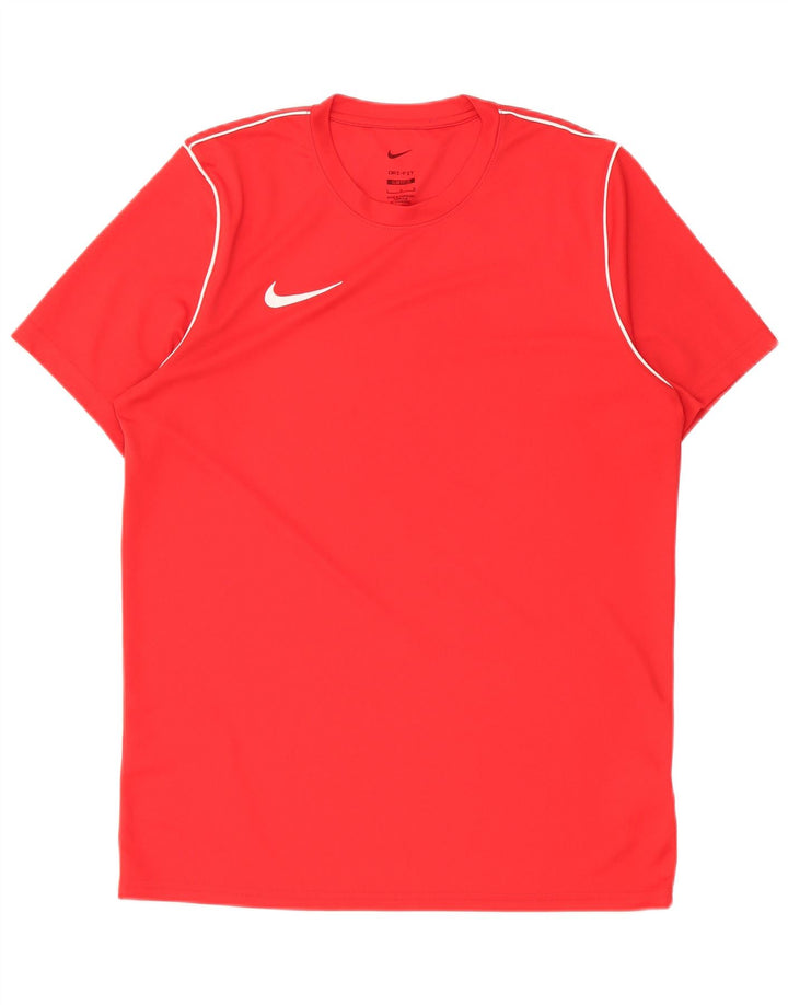 Tricou pentru bărbați Nike Dri Fit Slim Fit Top mare din poliester roșu