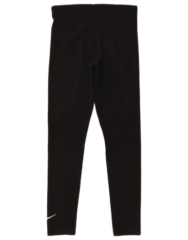 Leggings pentru fete Nike 13-14 ani XL bumbac negru