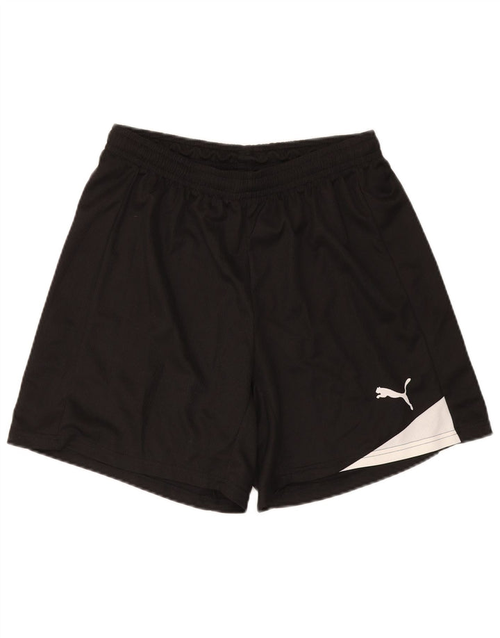 Pantaloni scurți sport Puma pentru bărbați, mari, negru, poliester color bloc