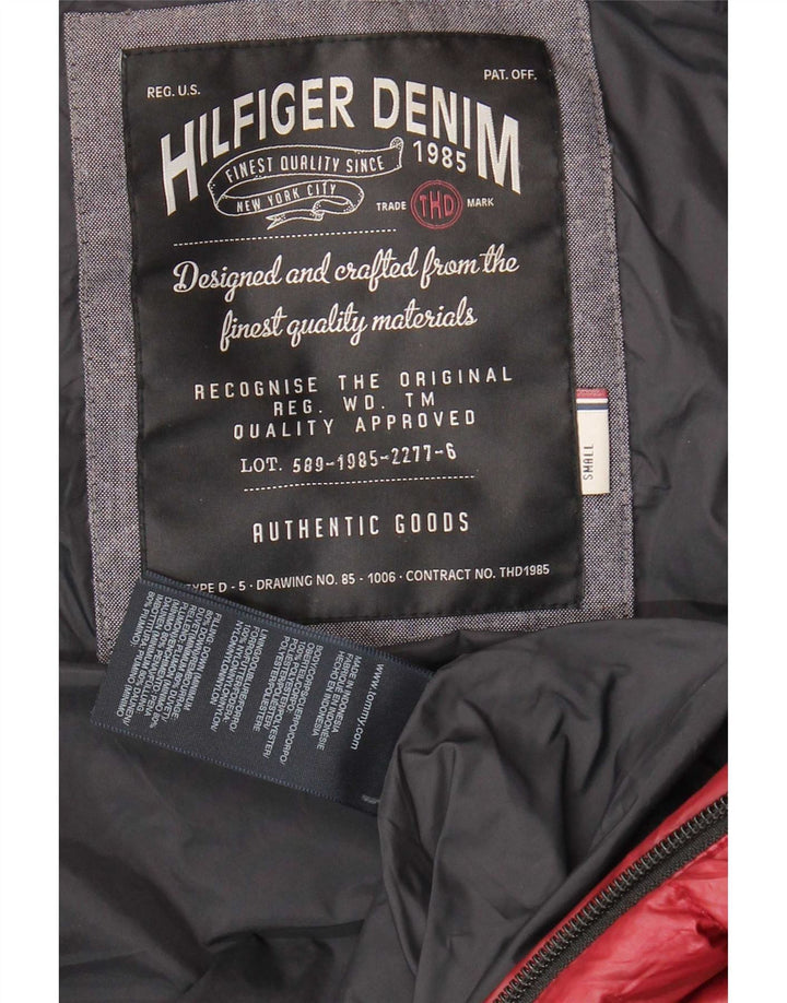 Gilet căptușit pentru bărbați Tommy Hilfiger UK 36 Poliester roșu mic