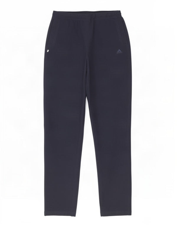 Adidas Womens Tracksuit Trousers UK 12 Medium Navy Blue
