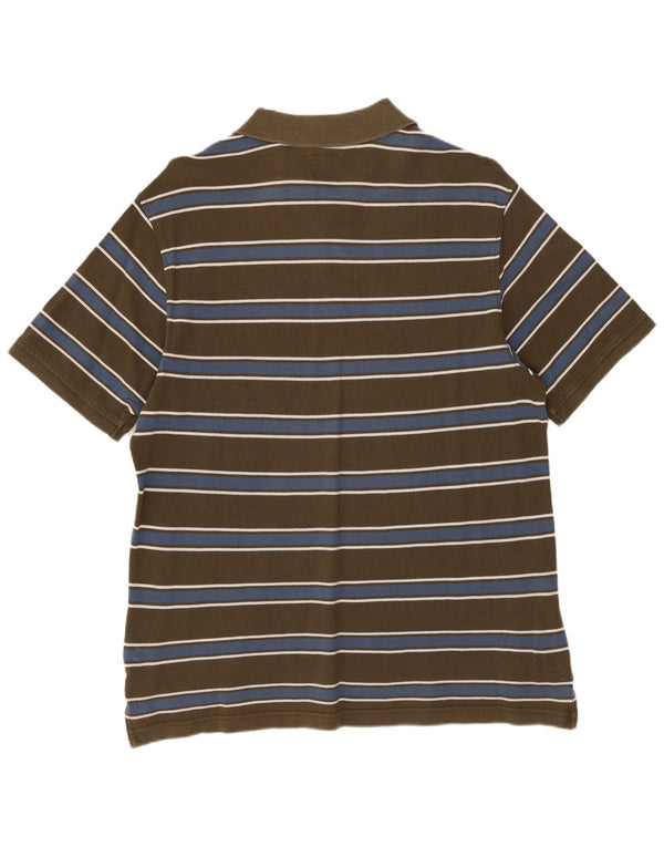 Cămașă polo pentru bărbați CHAMPION Easy Fit, cu dungi mari, kaki