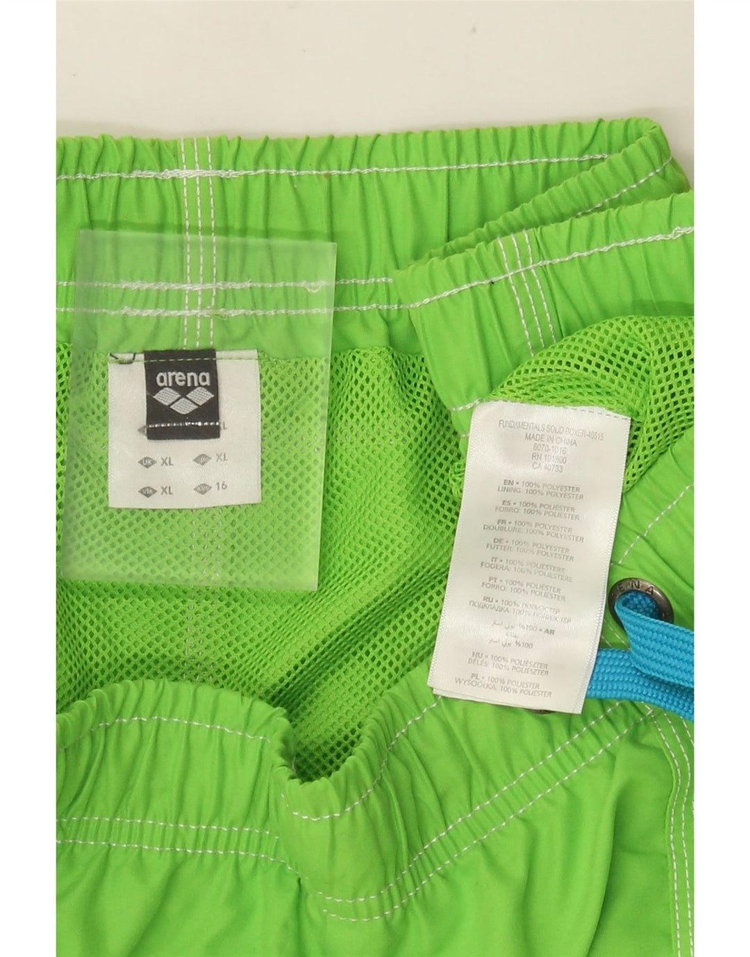 Pantaloni scurți de înot pentru bărbați ARENA XL, verde, poliester