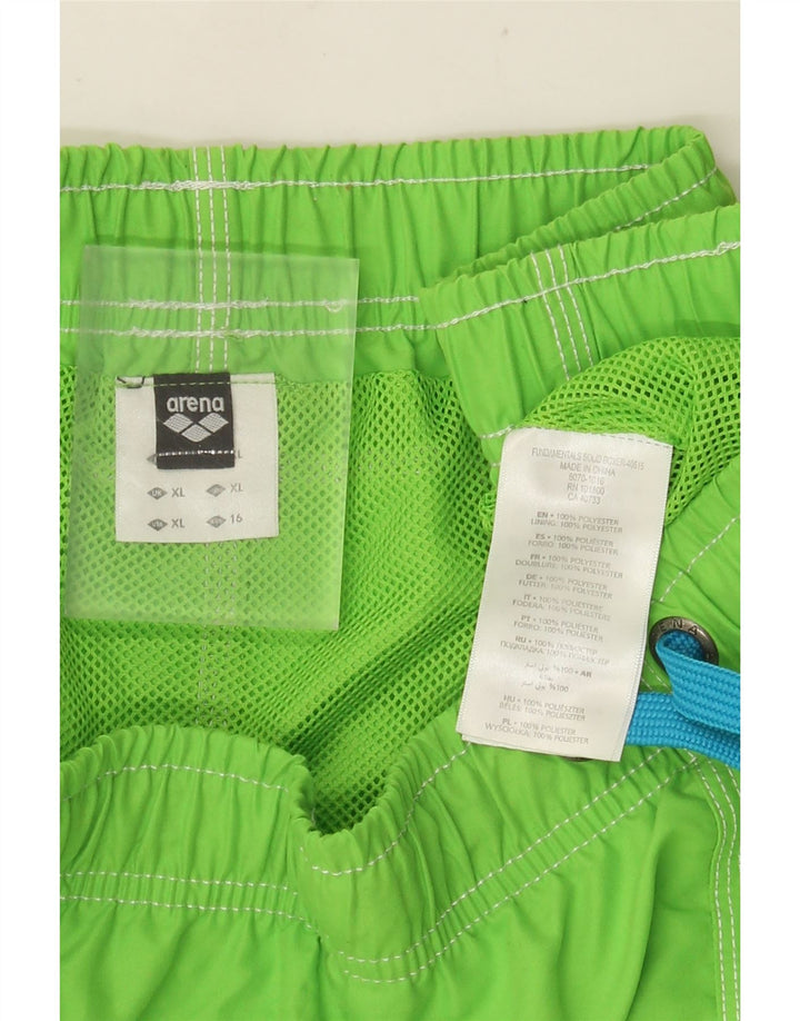 Pantaloni scurți de înot pentru bărbați ARENA XL, verde, poliester