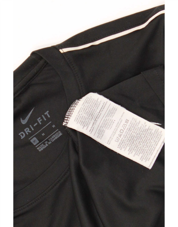 Tricou Nike Dri Fit pentru bărbați Top Mediu Negru Poliester