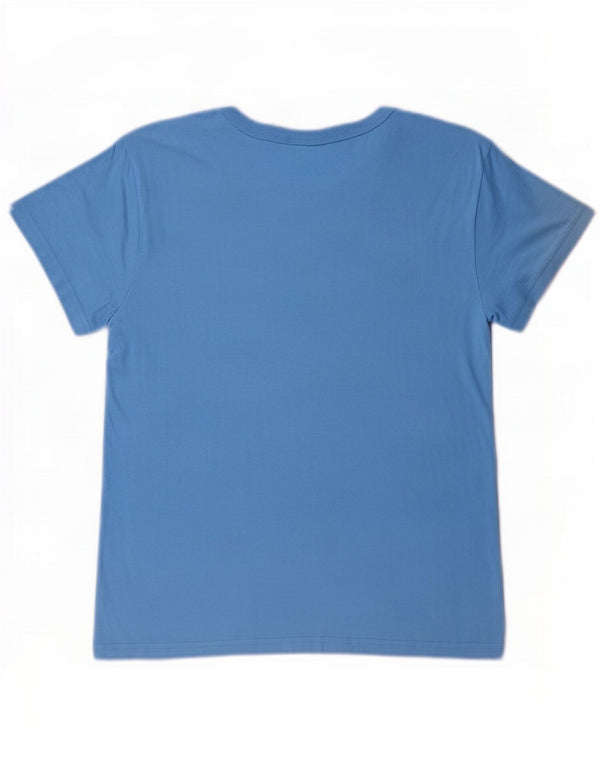Tricou grafic Champion pentru femei Top UK 10 Small Blue Bumbac