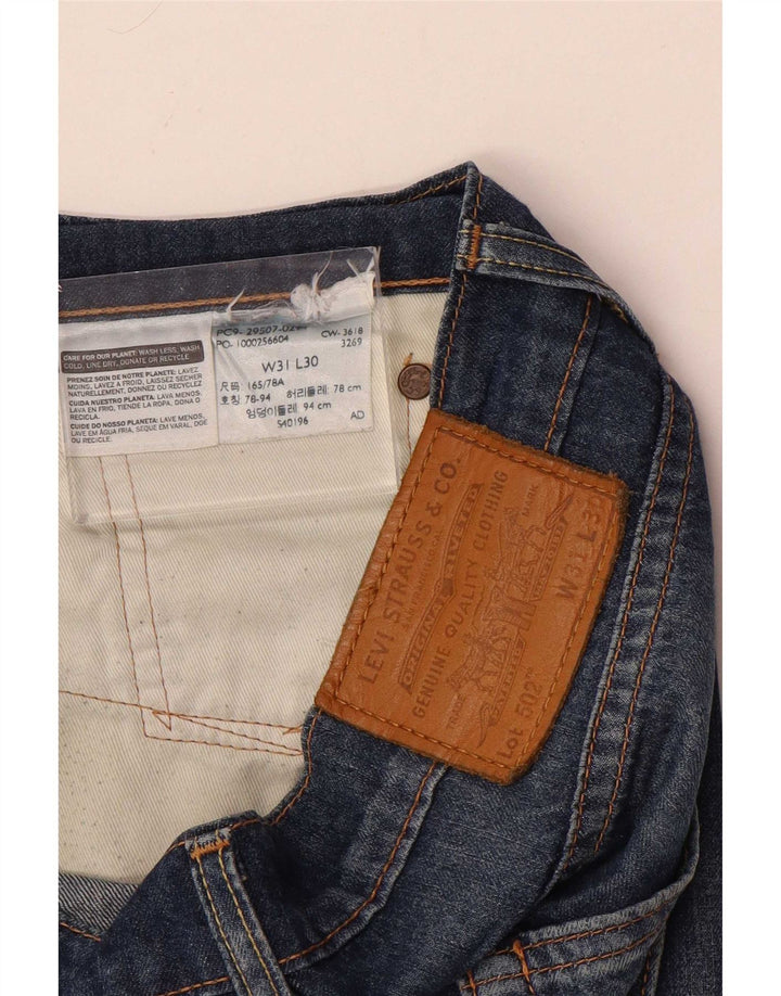 Blugi conici pentru bărbați Levi's 502 W31 L30 albastru