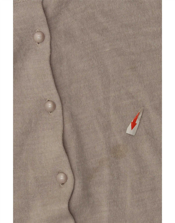 Pulover cardigan pentru femei Marks & Spencer UK 14 mare, gri acrilic