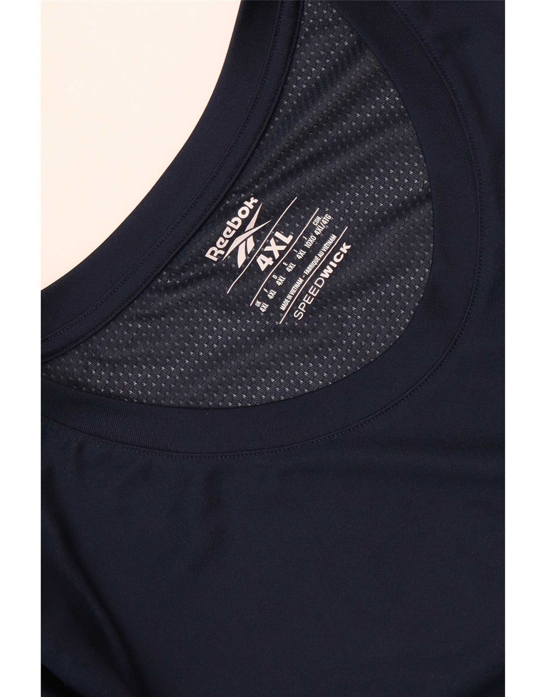 Tricou pentru bărbați Reebok Top 4XL bleumarin