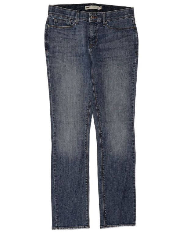 Blugi drepti pentru femei Levi's 525 US 8 Medium W28 L30 Bumbac albastru