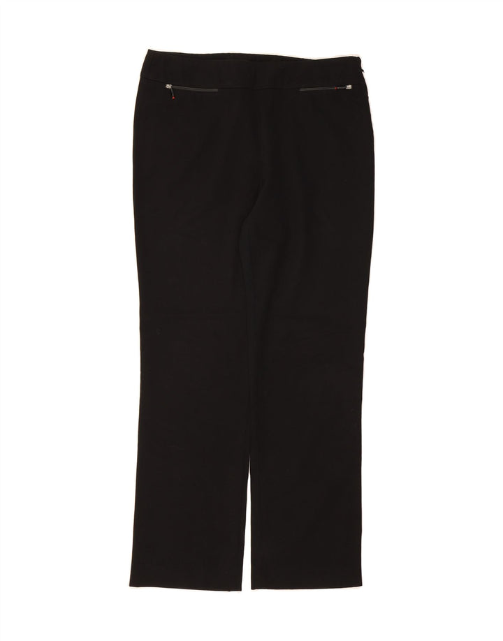 ICEBERG Womens Straight Casual Trousers IT 44 Medium W32 L28 Black Wool Vintage Iceberg and Second-Hand Iceberg from Messina Hembry 