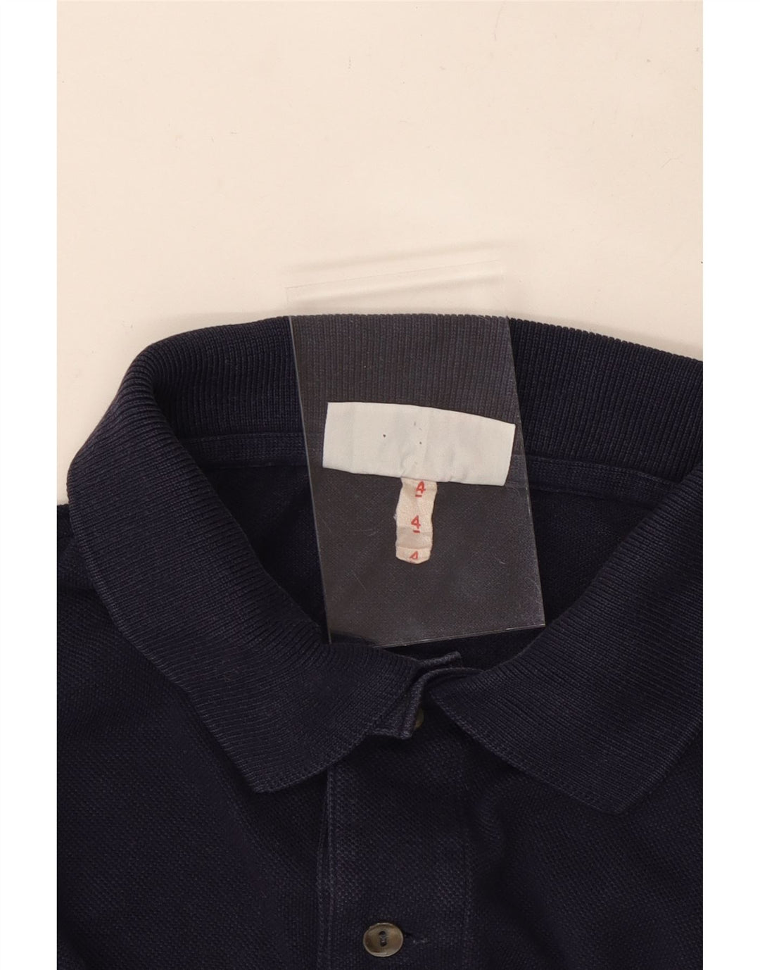 Tricou polo pentru bărbați LACOSTE Mărimea 4 Bumbac albastru bleumarin mediu