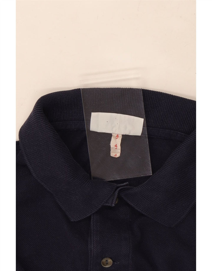 Tricou polo pentru bărbați LACOSTE Mărimea 4 Bumbac albastru bleumarin mediu