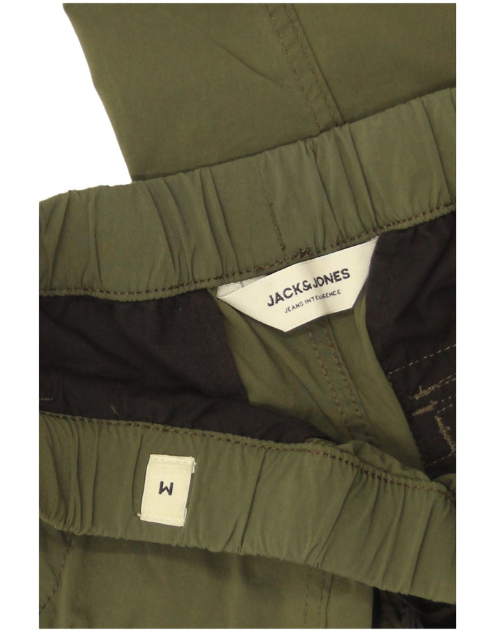 Pantaloni cargo drepți Jack & Jones pentru bărbați L30 L27 Nailon kaki
