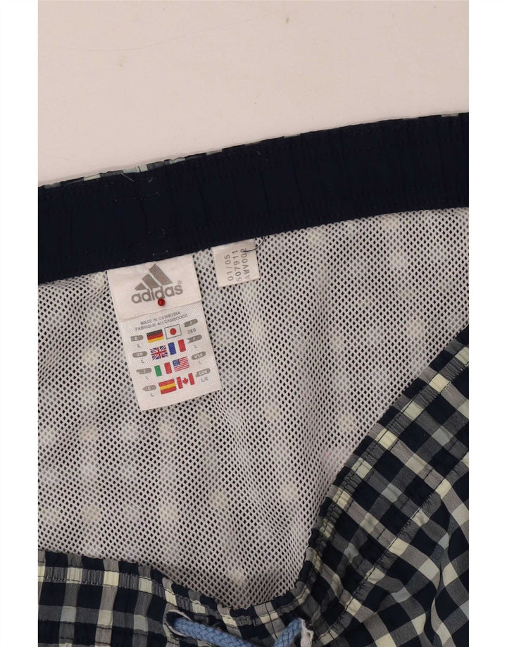 Pantaloni scurți de înot obișnuiți pentru bărbați Adidas, mari, albastru, din poliester