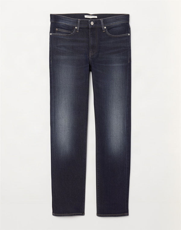 Calvin Klein Blugi pentru bărbați drepte W33 L30 Bumbac bleumarin