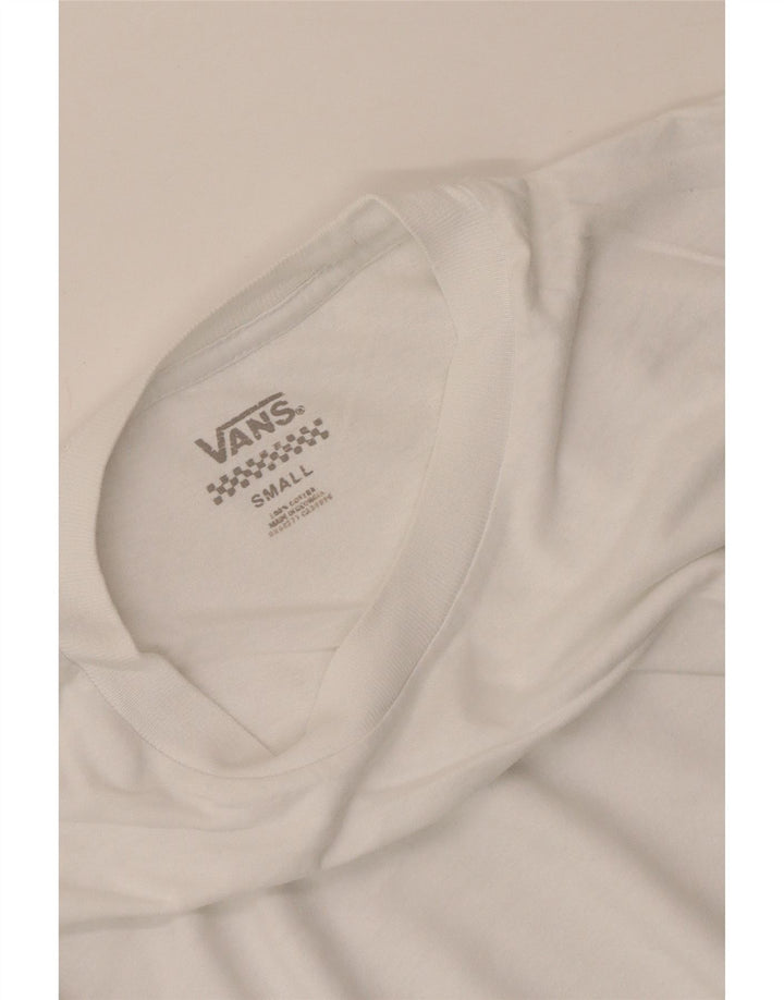 Tricou Vans pentru bărbați Top mic din bumbac alb