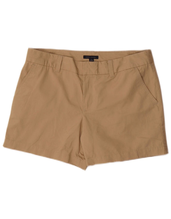 TOMMY HILFIGER Pantaloni scurti chino pentru femei US 10 Large W34 Beige Bumbac
