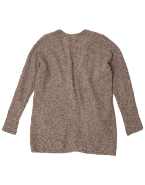 White Stuff Pulover cardigan pentru femei UK 8 Small Gri pete Acrylic
