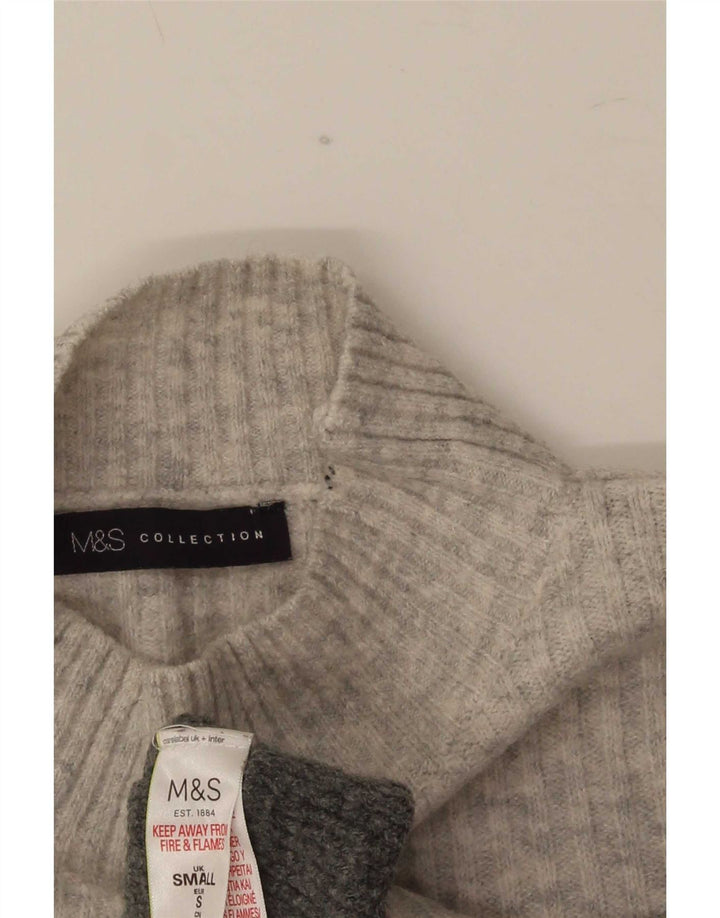 Pulover cu gât țestoasă pentru femei Marks & Spencer UK 10 mic gri