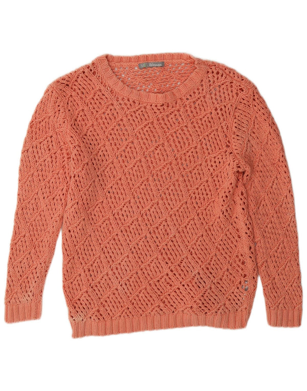 Marks & Spencer Pulover cu gât de barcă transparentă pentru femei UK 14 Pin mare