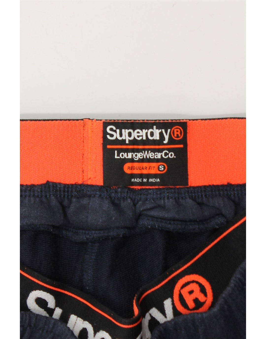 Pantaloni scurți sport Superdry pentru bărbați, cu fiti regulate, mici, bleumarin