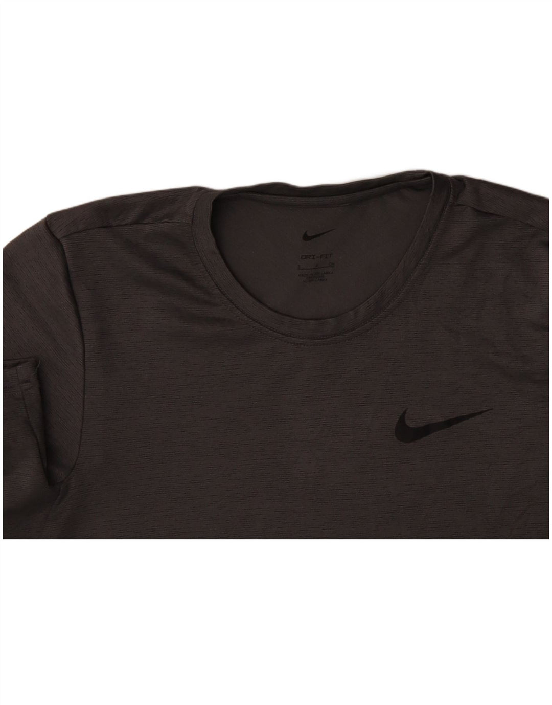 Tricou NIKE Dri Fit pentru bărbați Top mic, gri, poliester