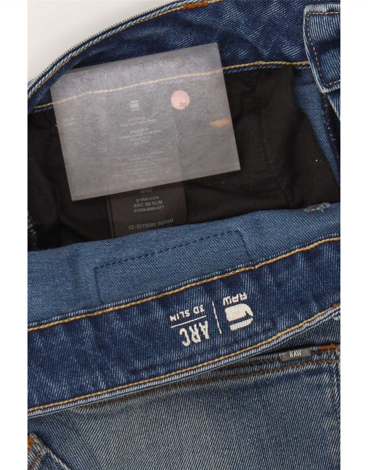 Blugi G-Star 3D Arc Slim pentru bărbați W32 L32 Bumbac albastru