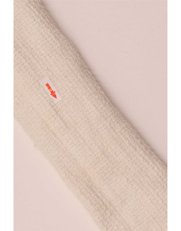 Jachetă Blazer pentru Damă Zara UK 8 Mic Bumbac Alb