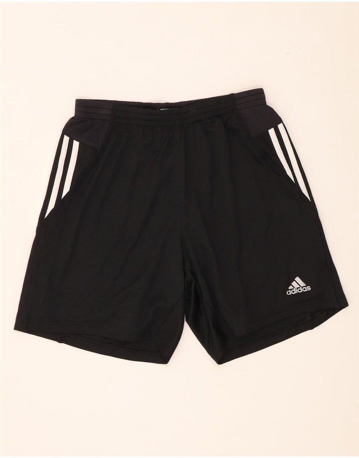Pantaloni scurți sport pentru bărbați Adidas Climacool, poliester negru mic