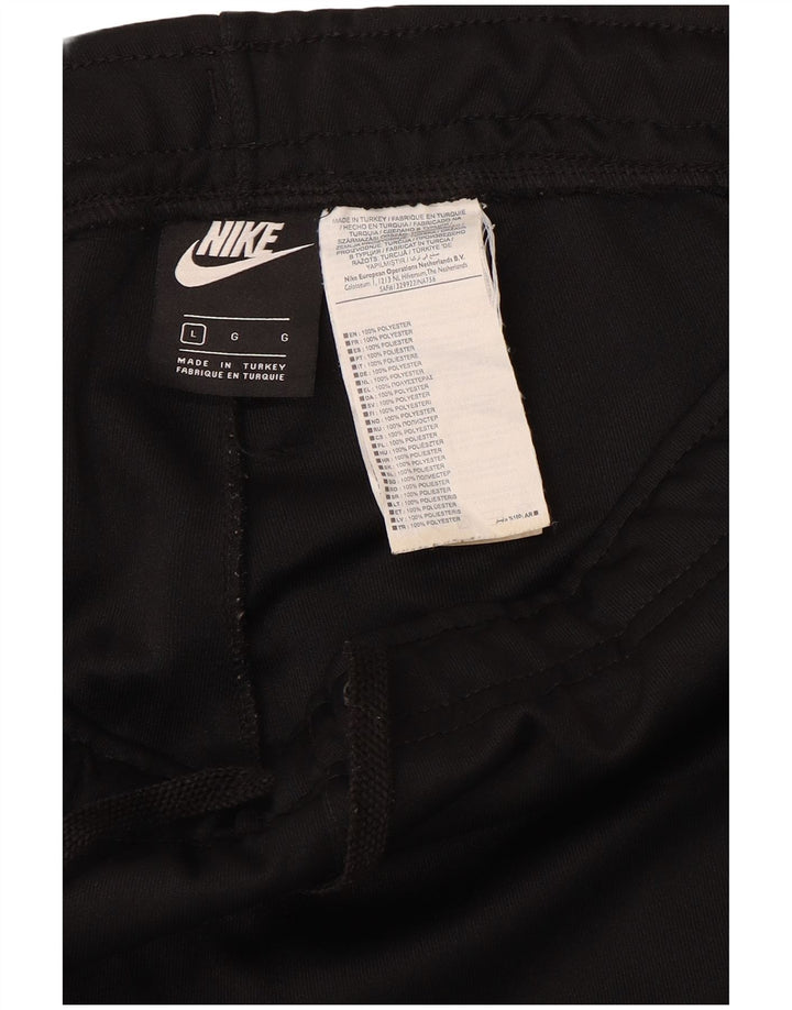 Pantaloni de trening grafic pentru bărbați NIKE Pantaloni de jogging, mari, negru, poliester